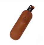 QSP Baby Penguin 14C28N blade satin Tortoise Resin handle with Clip Slip sheath - Image 3