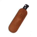 QSP Baby Penguin 14C28N blade satin Purple shredded CF handle with Clip Slip sheath - Image 3