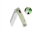⁦QSP Penguin Glyde Lock Pocket Knife 14C28N Satin Blade Glow-in-the-dark resin Handle⁩ - الصورة ⁦2⁩