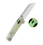 ⁦QSP Penguin Glyde Lock Pocket Knife 14C28N Satin Blade Glow-in-the-dark resin Handle⁩ - الصورة ⁦3⁩