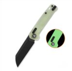 QSP Penguin Glyde Lock Pocket Knife 14C28N Black Blade Glow-in-the-dark resin Handle