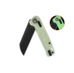 ⁦QSP Penguin Glyde Lock Pocket Knife 14C28N Black Blade Glow-in-the-dark resin Handle⁩ - الصورة ⁦2⁩