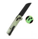 ⁦QSP Penguin Glyde Lock Pocket Knife 14C28N Black Blade Glow-in-the-dark resin Handle⁩ - الصورة ⁦3⁩