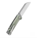 ⁦QSP Penguin V2 Liner Lock Pocket Knife D2 satin blade Jade G10 handle⁩ - الصورة ⁦3⁩