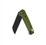 QSP Penguin Glyde Lock Pocket Knife 14C28N Black Blade OD Green FRN Handle - Image 2