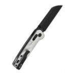 QSP Penguin Glyde Lock Pocket Knife 14C28N Black Blade G10 with Aluminum Foil Handle - Image 3