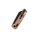 QSP Penguin Glyde Lock Pocket Knife 14C28N Black Blade G10 with Copper Foil Handle - Image 3