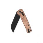 QSP Penguin Glyde Lock Pocket Knife 14C28N Black Blade G10 with Copper Foil Handle - Image 2