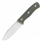 QSP Bison V2 Fixed Blade Knives Hunting knives D2 Satin Blade Micarta handle