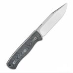 QSP Bison V2 Fixed Blade Knives Hunting knives D2 Satin Blade Micarta handle - Image 3