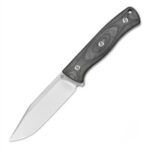 QSP Bison V2 Fixed Blade Knives Hunting knives D2 Satin Blade Micarta handle