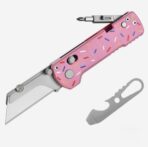 U1 Pro Doughnut Multitool Utility Knife SK5 Steel with Folding Screwdriver