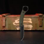 Kizer Billy Bones  Deep-Grooved G10 Handle Lightweight Tactical AEB-L Fixed Blade - Image 4