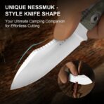 Kizer Rook AEB-L Micarta Fixed Blade - Image 6