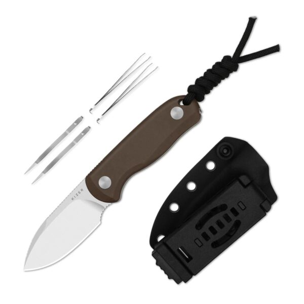 Kizer Drop Bear Fix Norplex UltreX Micarta 14C28N