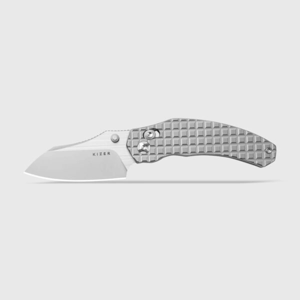 Kizer Mini Bulldog S45VN Steel Titanium Handle