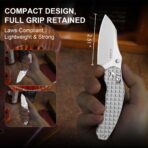 Kizer Mini Bulldog S45VN Steel Titanium Handle - Image 3