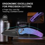 Kizer Mini Bulldog S45VN Steel Titanium & Crystallized Titanium Handle - Image 4