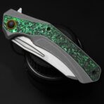 Kizer Draca Flipper S45VN GID Aluminum & Carbon Fiber - Image 5