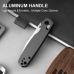 Kizer Pokiman CD Clutch Lock Drop Point Four-Finger Full Grip Aluminum - Image 7