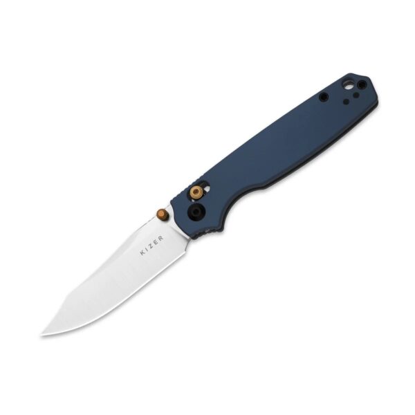 Kizer Pokiman CC  Clutch Lock Clip Point Four-Finger Full Grip Aluminum