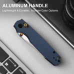 Kizer Pokiman CC  Clutch Lock Clip Point Four-Finger Full Grip Aluminum - Image 6