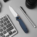 Kizer Pokiman CC  Clutch Lock Clip Point Four-Finger Full Grip Aluminum - Image 5