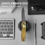 Kizer Pokiman CC  Clutch Lock Clip Point Four-Finger Full Grip Clear PEI - Image 5