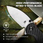 ⁦Kizer Mini Grouper Nitro V G10 Carbon Fiber⁩ - الصورة ⁦5⁩