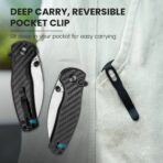 ⁦Kizer Mini Grouper Nitro V G10 Carbon Fiber⁩ - الصورة ⁦6⁩