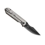⁦Kizer HARPOON FOLD 3-Layer Composite San Mai Steel + Flat Grind FRAME LOCK Titanium & Norplex UltreX™ Micarta⁩ - الصورة ⁦3⁩