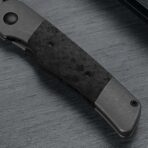 Kizer Coywolf | Damascus Blade Titanium & Carbon Fiber Handle Frame Lock - Image 8
