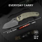⁦Kizer Bulldog Nitro-V Micarta⁩ - الصورة ⁦6⁩