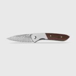Kizer Spitfire Damascus Steel Aluminum & Mkuruti Wood