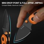 ⁦Kizer Microbe Button Liner Lock 14C28N Aluminum⁩ - الصورة ⁦5⁩