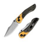 Kizer Mini Mystic Nitro-V Aluminum+Burlap Micarta - Image 2
