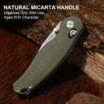 Kizer Phoca CC AEB-L Micarta - Image 7
