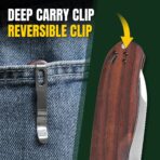 Kizer Drop Bear Clutch Lock Nitro-V RoseWood Handle - Image 7