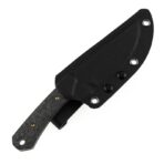 ⁦KANSEPT FLANK FIXED BLADE SHRED CARBON FIBER HANDLE (3.69'' BLACK STONEWASHED D2 BLADE) TUFFKNIVES DESIGNED⁩ - الصورة ⁦3⁩