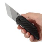 ⁦KANSEPT | DASH LINER LOCK | TWILL CARBON FIBER & G10 | 2.26" 154CM BLADE | PINKERTON KNIVES |⁩ - الصورة ⁦5⁩