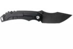 Kansept Pelican EDC Tanto , Black Titanium pocket knife, Kmaxrom design - Image 3