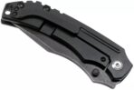 Kansept Pelican EDC Tanto , Black Titanium pocket knife, Kmaxrom design - Image 2