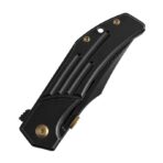 ⁦KANSEPT ORION LIMITED VERSION FLIPPER BLACKWASH TITANIUM HANDLE (3.07" BLACKWASH CPM S35VN WITH CNC MILLING BLADE) JB STOUT DESIGN⁩ - الصورة ⁦5⁩