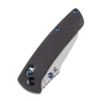 ⁦KANSEPT MAIN STREET THUMB STUDS/ CROSSBAR LOCK KINFE TWILL CARBON FIBER G10 HANDLE (3.36'' 154CM BLADE) DIRK PINKERTON DESIGN⁩ - الصورة ⁦3⁩