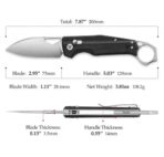 Trivisa Sagitta-04B 14C28N Black Micarta - Image 6