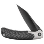⁦TRIVISA UMa-05B  pocket knife black CPM-S35VN carbon fiber⁩ - الصورة ⁦2⁩