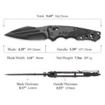 ⁦Intruder-05 Titanium and Carbon Fiber Scale,Axis Lock,Thumb Stud,TASKnives Design⁩ - الصورة ⁦3⁩