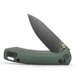 Dragonfly-GM Crossbar Lock EDC Folding Pocket Knife,2.99'' 14C28N Steel Blade,Micarta Handle - Image 2