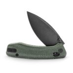Koala-G Crossbar Lock EDC Folding Pocket Knife,2.56'' N690 Steel Blade, Micarta Handle, Green - Image 2